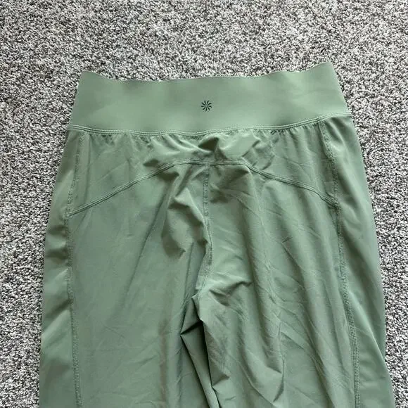 Athleta green Run with It jogger wind pants size S - Picture 3 of 11